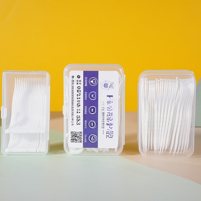 Oral Disposable Floss Stick Floss Family Portable Hotel Catering Adult Bow Floss