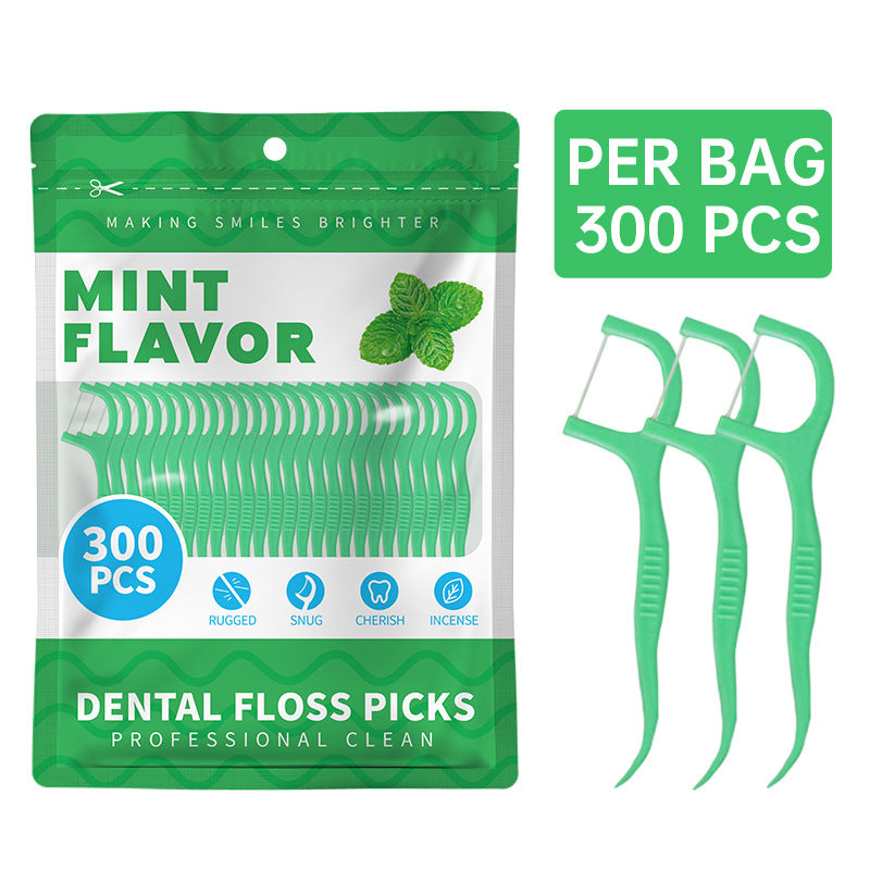 Mint Dental Floss Stick, Water Flosser, Refreshing Mint Dental Floss Stick - Oral Care Cleaning Tool for Gaps Between Teeth