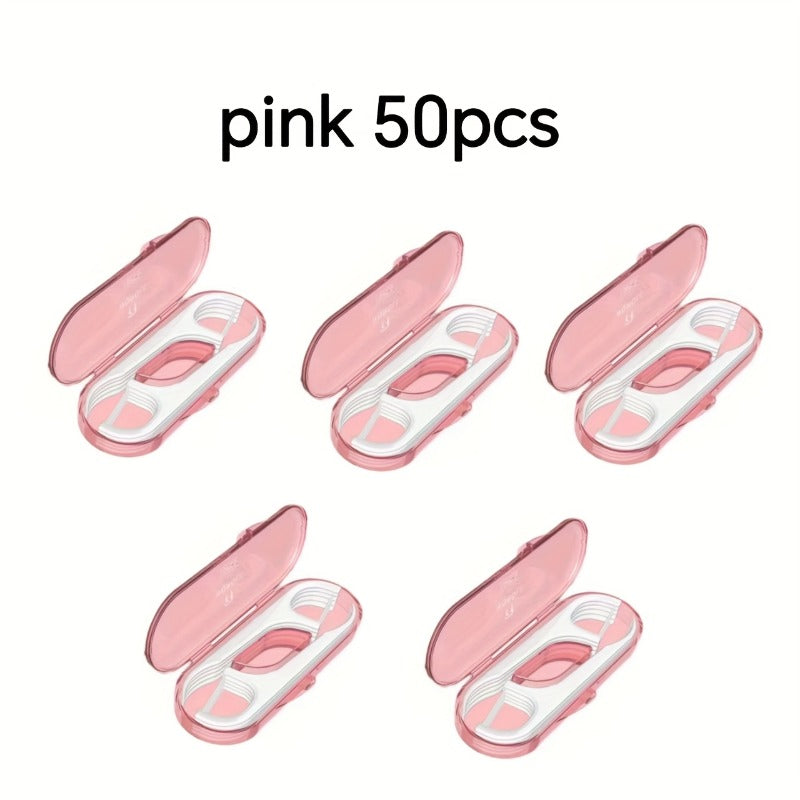 10\u002F 20\u002F 30\u002F 50pcs\u002F Box Portable Teeth Flosser with Disposable Floss Picks - Convenient And Practical for Travel And Camping