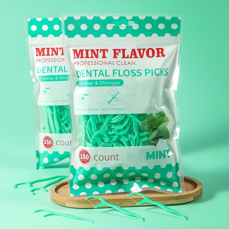 Mint Dental Floss Stick, Water Flosser, Refreshing Mint Dental Floss Stick - Oral Care Cleaning Tool for Gaps Between Teeth