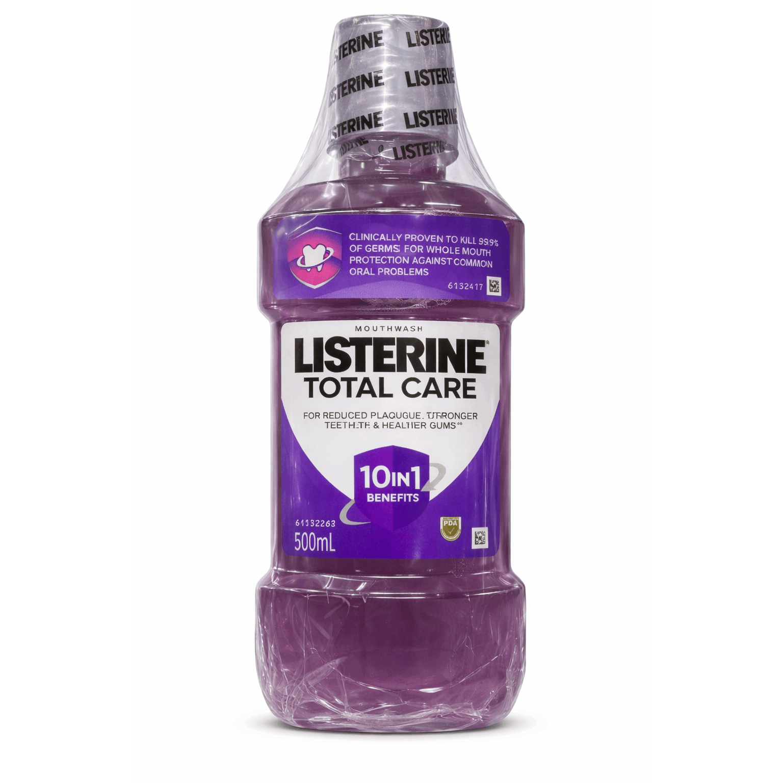 Listerine Total Care 500ml Antiseptic Mouthwash 6 Pack 10 in 1