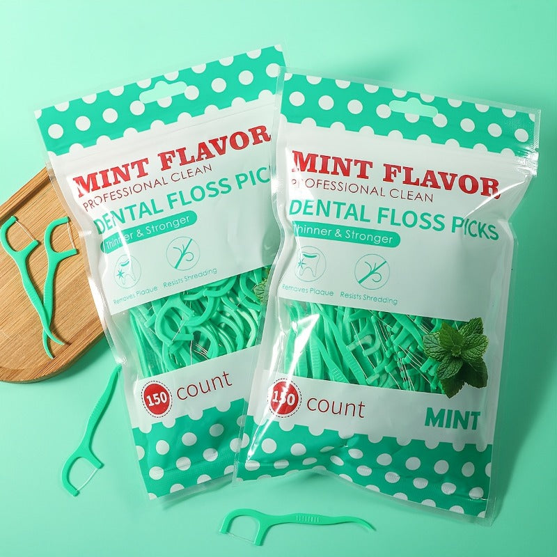 Mint Dental Floss Stick, Water Flosser, Refreshing Mint Dental Floss Stick - Oral Care Cleaning Tool for Gaps Between Teeth