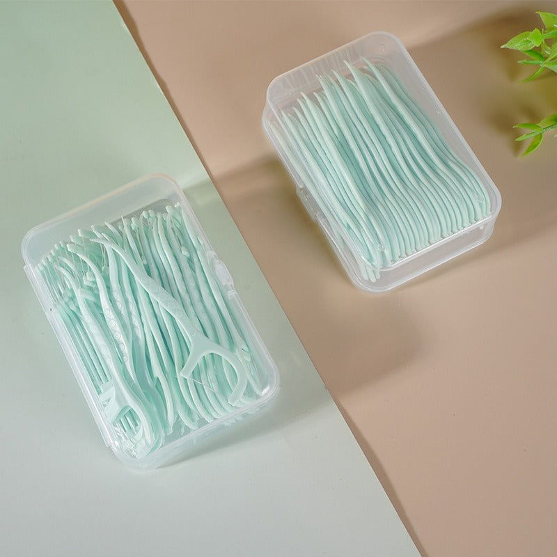 Oral Disposable Floss Stick Floss Family Portable Hotel Catering Adult Bow Floss