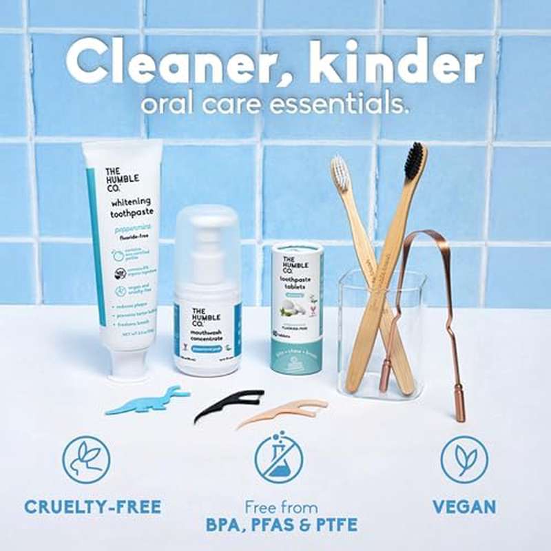 200 Plant Based Floss Picks | for superior Oral Care, Hygiene, Gum Health, Cruelty Free, Charcoal, Double Thread